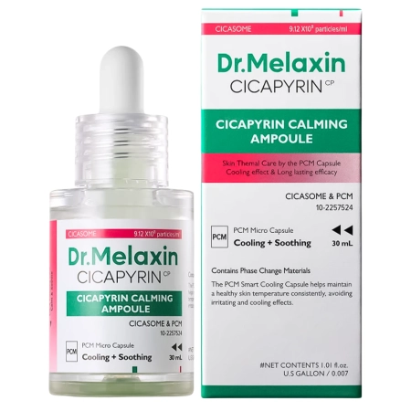 Dr. Melaxin - Cicapyrin Calming Ampoule - Gesichtsserum mit Exosomen aus Centella Asiatica - 30 ml 