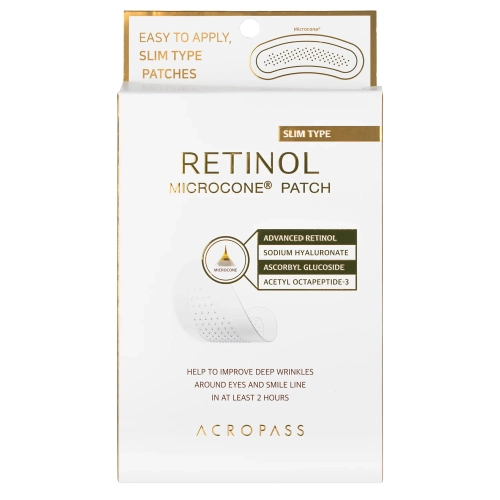 AcroPass - Retinol Microcone Patch Slim Type - Straffende Retinol-Mikronadel-Pflaster - 3x2Stk.