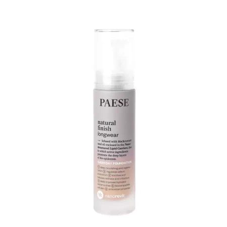 Paese - Nanorevit Natural Finish Longwear Everyday Foundation - Lang anhaltende Foundation mit natürlichem Finish - 2.5 Sand Beige - 30ml